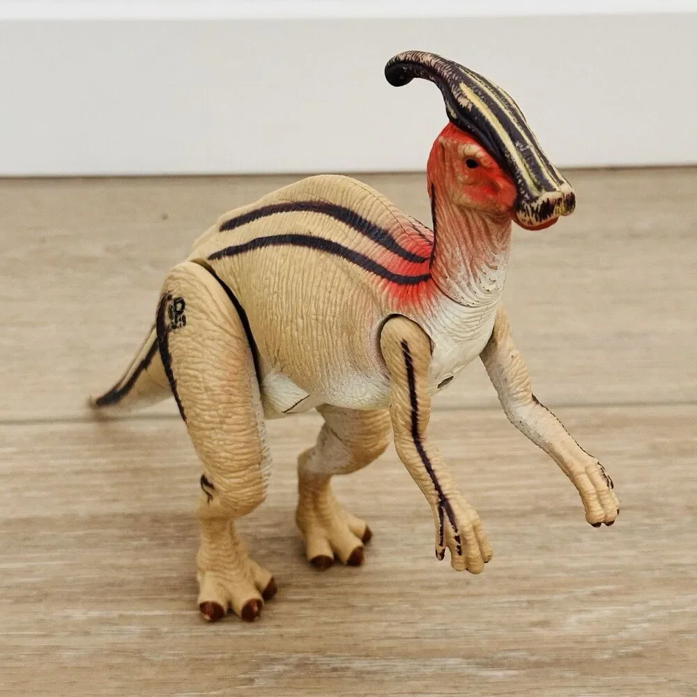 Vintage Mattel 1997 Parasaurolophus Jurassic World Dinosaur Action Figure
